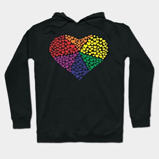 Rainbow of Hearts Hoodie